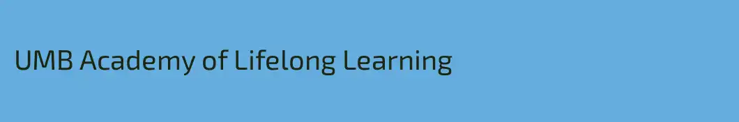 UMB Academy of Lifelong Learning